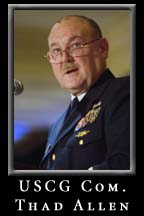 USCG Commandant Thad Allen delivers the 2007 State of the Coast Guard Address, 13 February 2007.