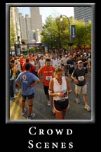 Crowd Scenes at the ING Marathon 2007 at Underground Atlanta