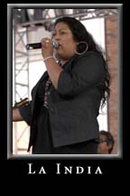 La India performs on the Fountains Plaza stage during the Festival Peachtree Latino 2007 at Underground Atlanta