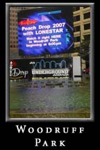 Woodruff Park:  Peach Drop 2007