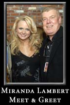 Miranda Lambert greets her fans in the Event Loft at the Underground Atlanta Peach Drop Celebration 2008.